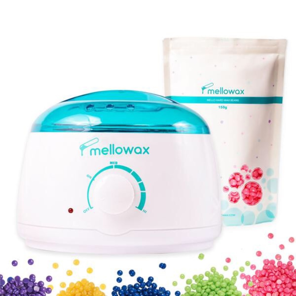 Mello Wax Hard Waxing Kit w/ Rose Colored Beans